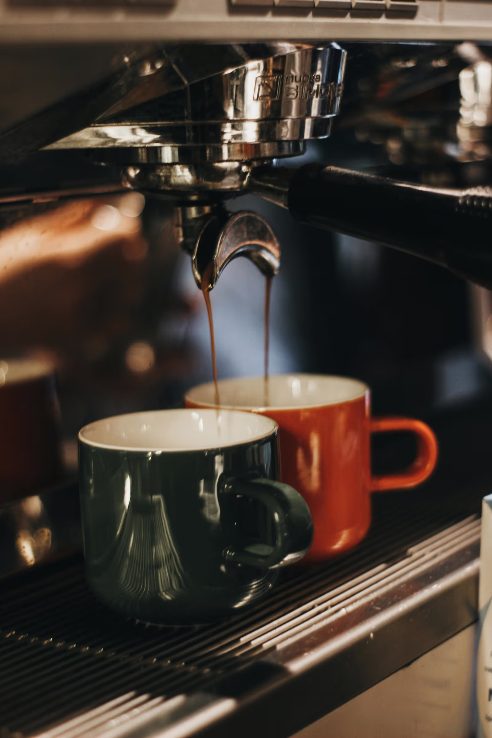 Service de café dans un restaurant