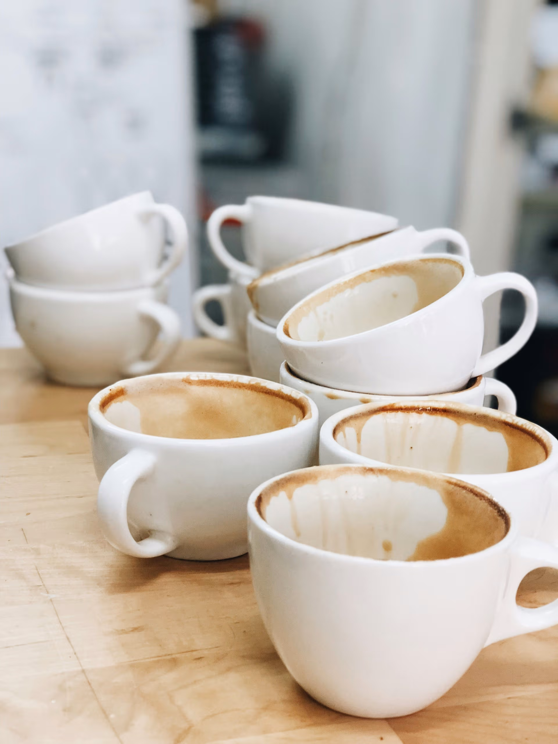 tasse café vide après dégustation